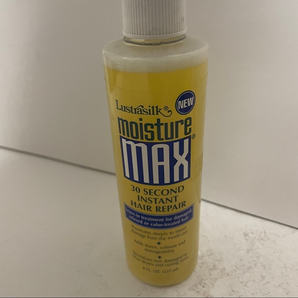 Lustrasilk Moisture Max Instant Hair Repair Leave in Treatment HTF - Picture 2 of 3